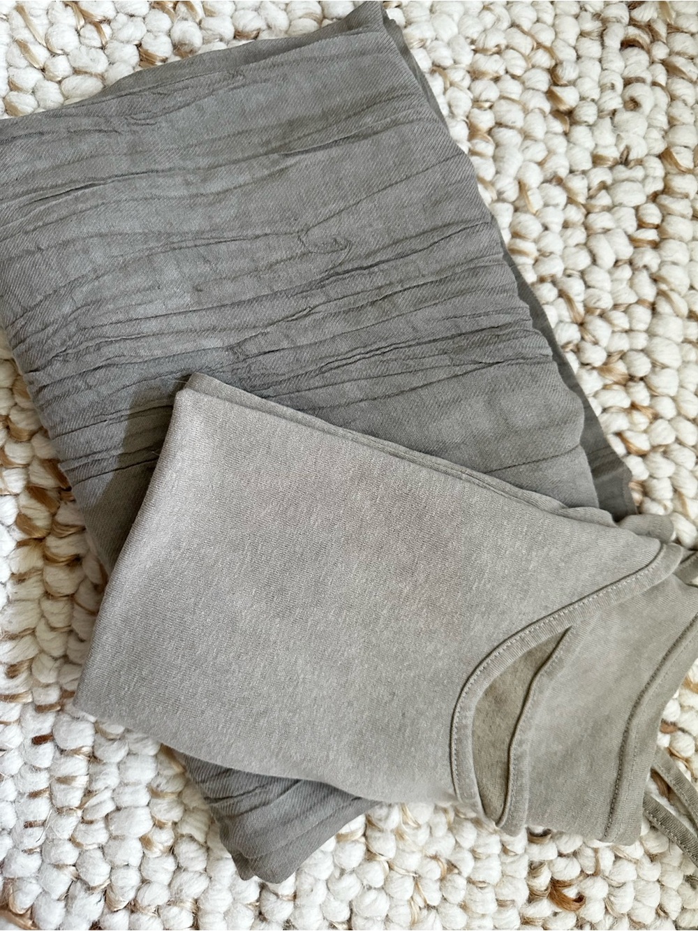 Linen Matching Set FLAX Style Relaxed Fit Tank & Wide Leg Pant/ like new - Picture 3 of 4